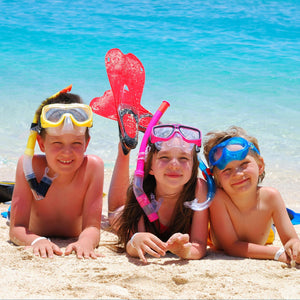 Children on the beach