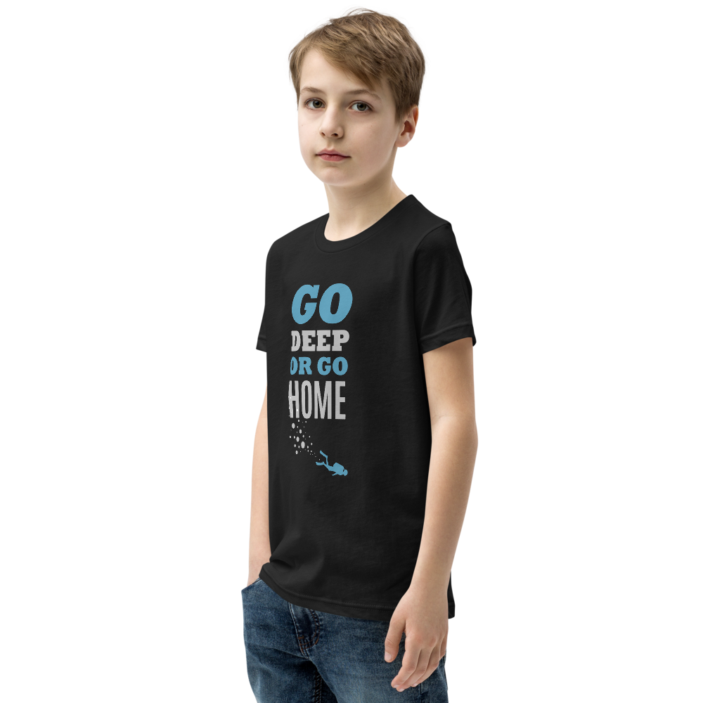 T-Shirt Youth "GO DEEP OR GO HOME"