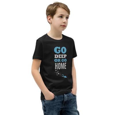 T-Shirt Youth "GO DEEP OR GO HOME"